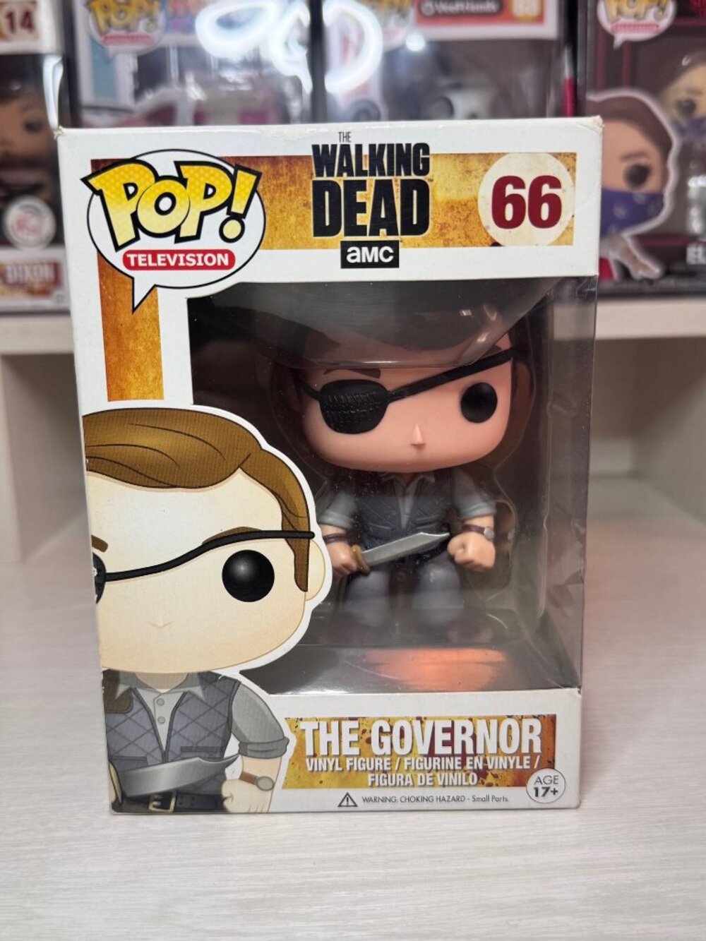 Funko Pop The Governor #66 AMC The Walking Dead Collectible Figure Vaulted